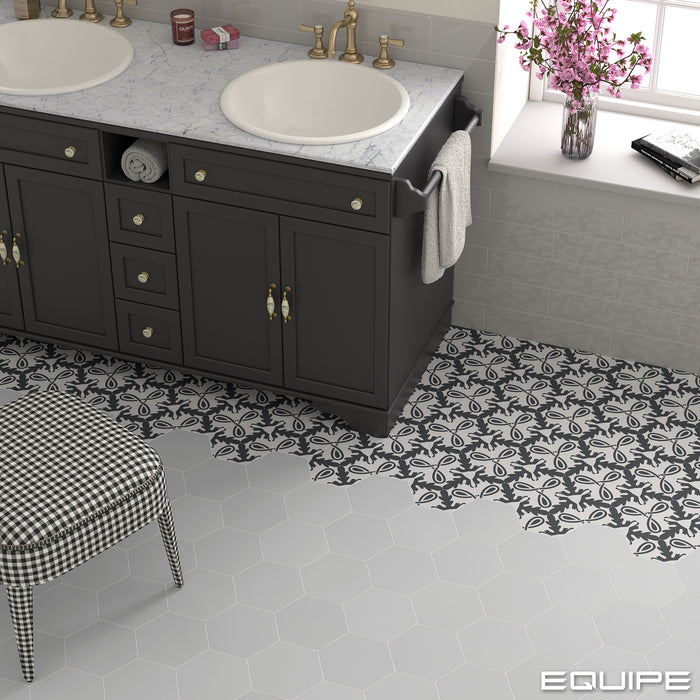 Gresie Hexagonală Coimbra taupe eterna 17.5×20 cm – Finisaj Mat | Equipe Spania