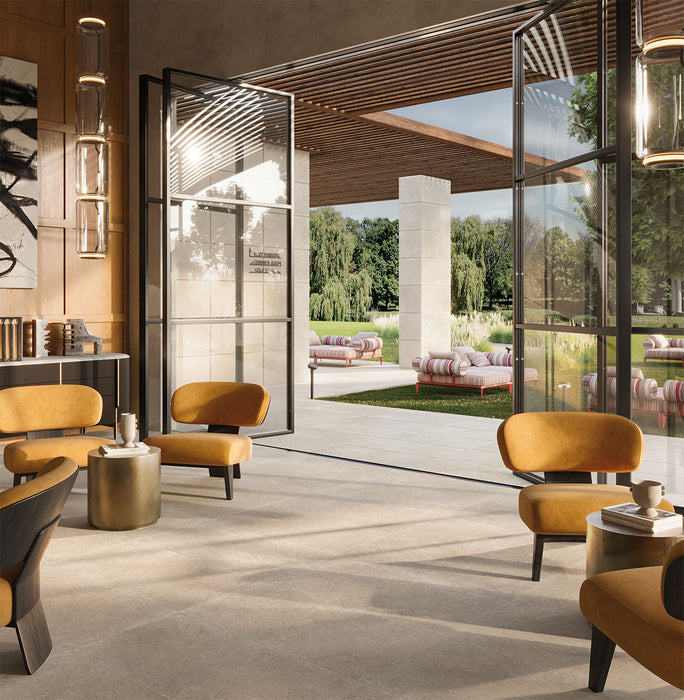 Gresie Porțelanată Crema Luna Mist Mat 60x120 cm – Sichenia Italia