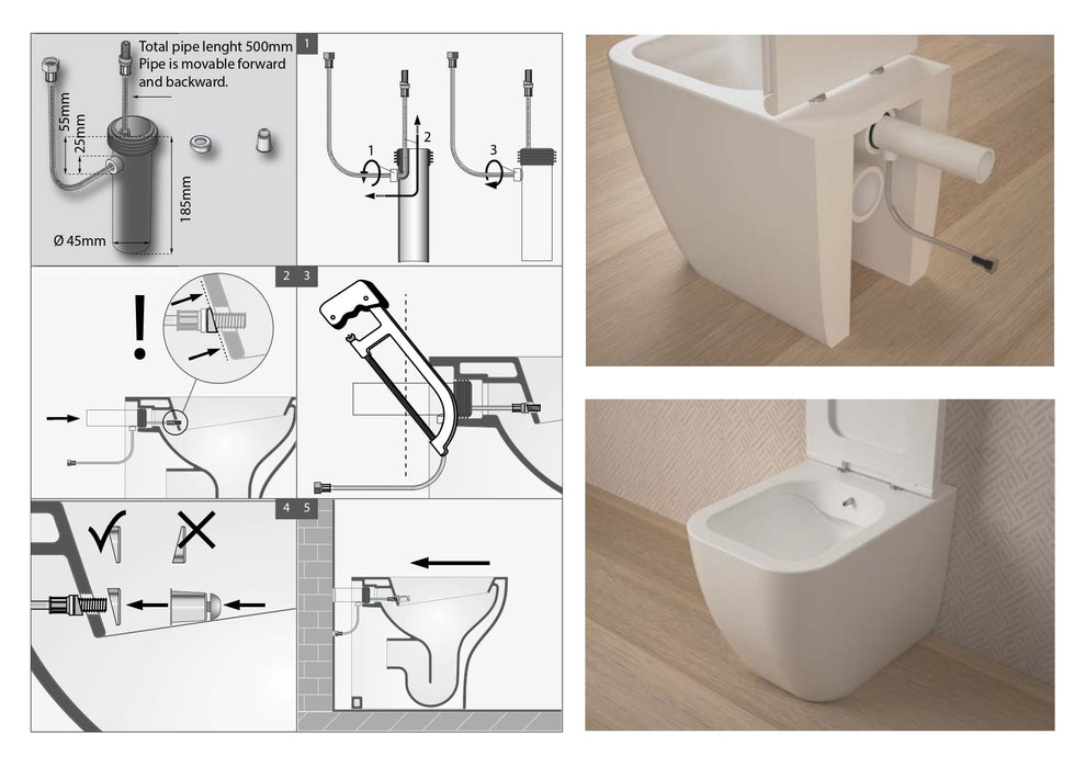 Vas WC Stativ Cruise – Tortora satinato (cod.029) | GSG Ceramica Italia