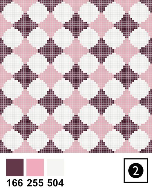 Mozaic Decorativ Glamour Cherry – Plăci Hisbalit 33x33 cm