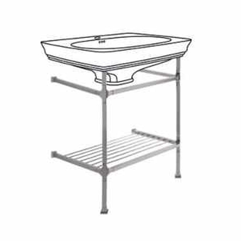 Set lavoar Civitas 68x50 pe structură Quadra cu raft grilaj CIA002