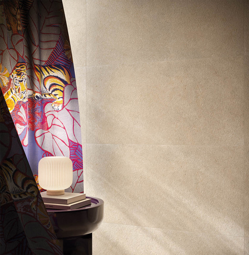 Gresie porțelanată Crema Luna Beige 60 × 120 cm, mat – Sichenia