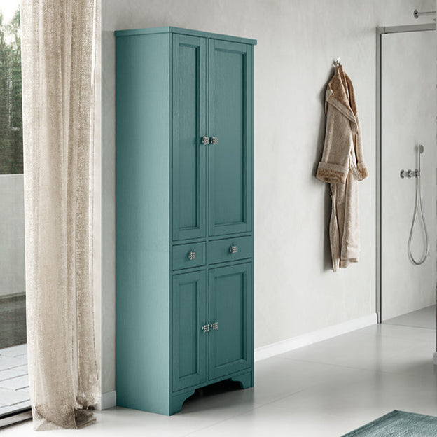 Mobilier baie clasic Dora 03, 105 cm, verde mușchi – Eban Mobili