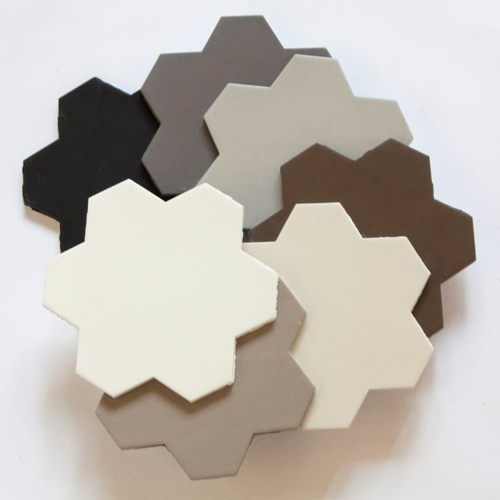 Gresie Formă Stea Portelanată Geomat 20x20 cm Tonalite Italy