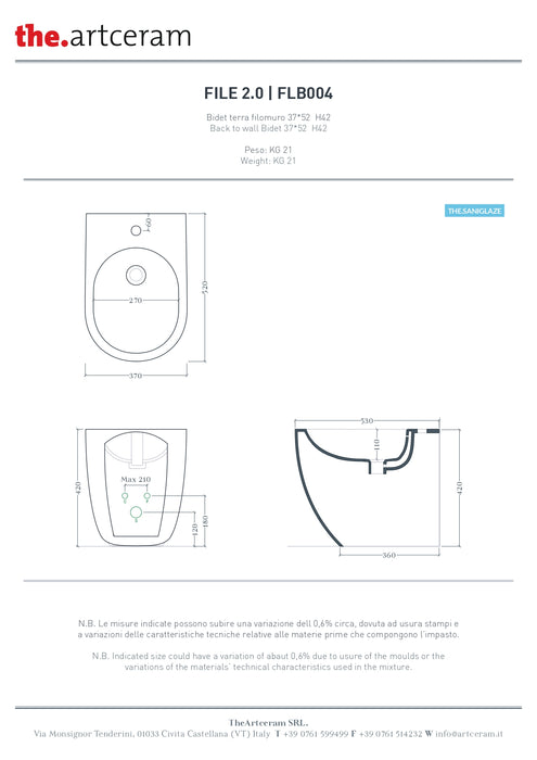 Bideu Stativ File Artceram 37x52 cm – flb004