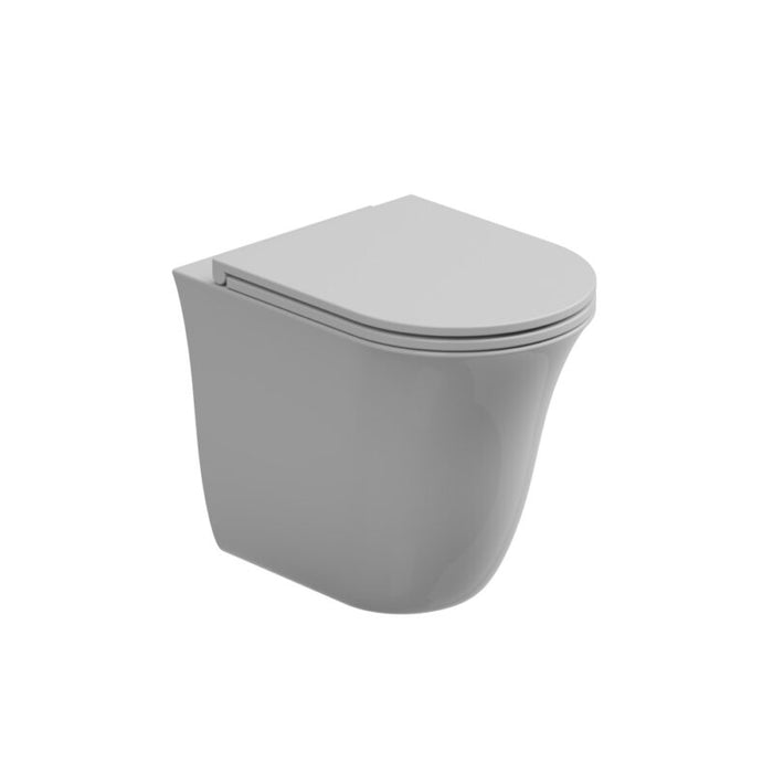 Vas WC Stativ Flut– Ceramică GSG Italia | Alb Lucios 36×53 cm