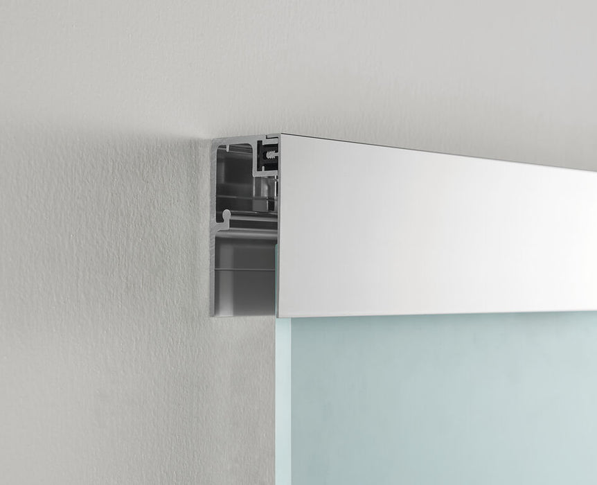 Ușă Glisantă Duș cu Profil Aluminiu Crom | Sticlă 8mm | 75 cm sau 85 cm | GME