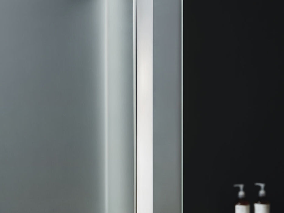 Ușă Glisantă Duș cu Profil Aluminiu Crom | Sticlă 8mm | 75 cm sau 85 cm | GME