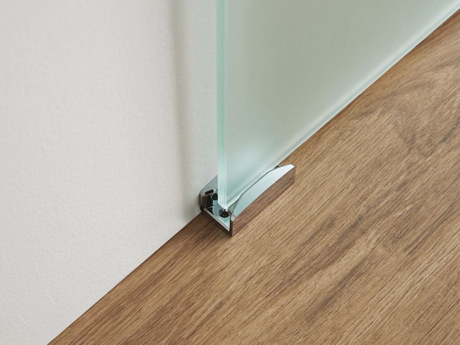 Ușă Glisantă Duș cu Profil Aluminiu Crom | Sticlă 8mm | 75 cm sau 85 cm | GME