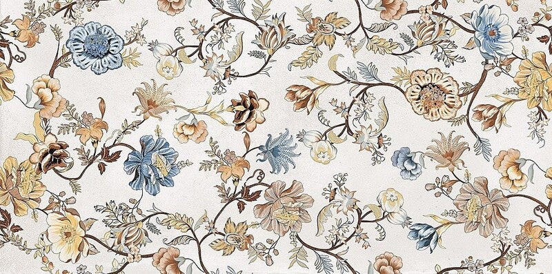 Gresie Portelanată decor Hanami White Mat 60x120 cm – Sichenia Italia