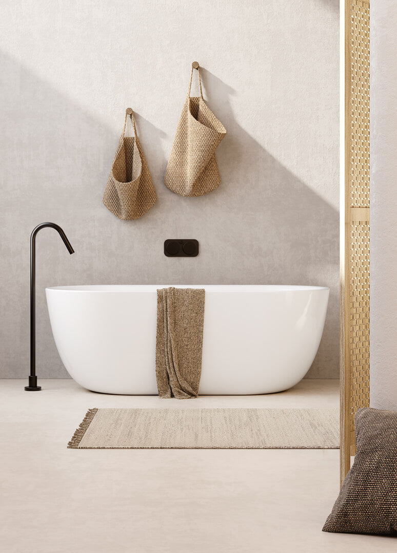 Cadă Freestanding Hit – Alb Mat 170×80 cm | Acril Compozit GSG