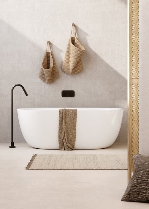 Cadă Freestanding Hit – Alb Mat 170×80 cm | Acril Compozit GSG