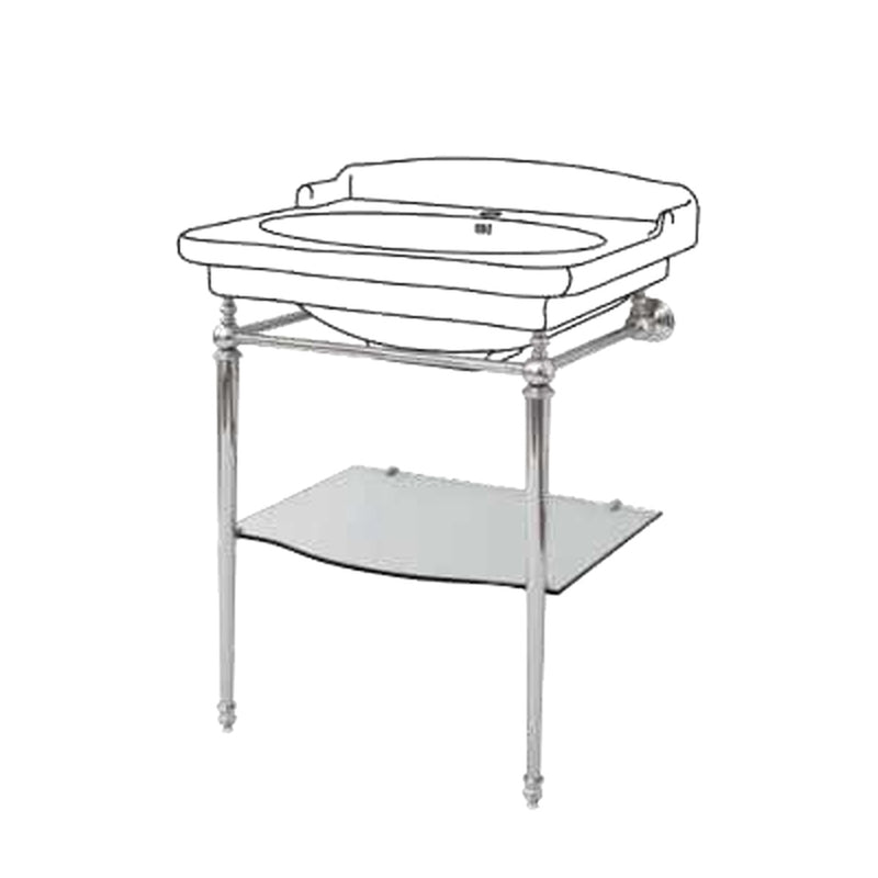 Set lavoar Hermitage 68x55 pe structură metalică HEA015