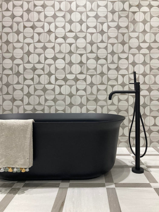 Gresie Portelanată decor Hoop Dolomite& Palissandro 60x120 cm – Sichenia Italia