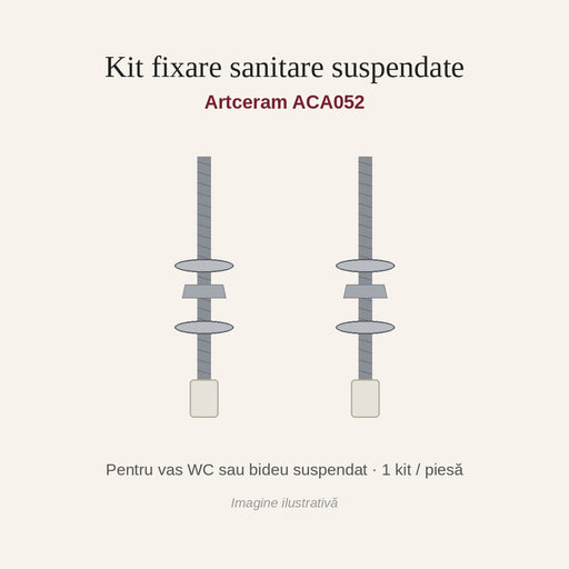 Kit fixare sanitare suspendate Artceram ACA052