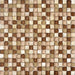 Mostră de mozaic decorativ Lagos 30x30 cm gresie porțelanată nuanțe bej și maro