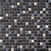 Mozaic decorativ Lagos 30x30 cm gresie portelanata nuante antracit negru si alb