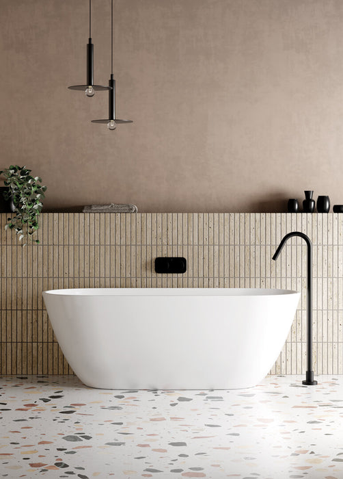 Cadă Freestanding Moon– Ovală 170×80 cm, Acril Compozit Alb Lucios | GSG Ceramica
