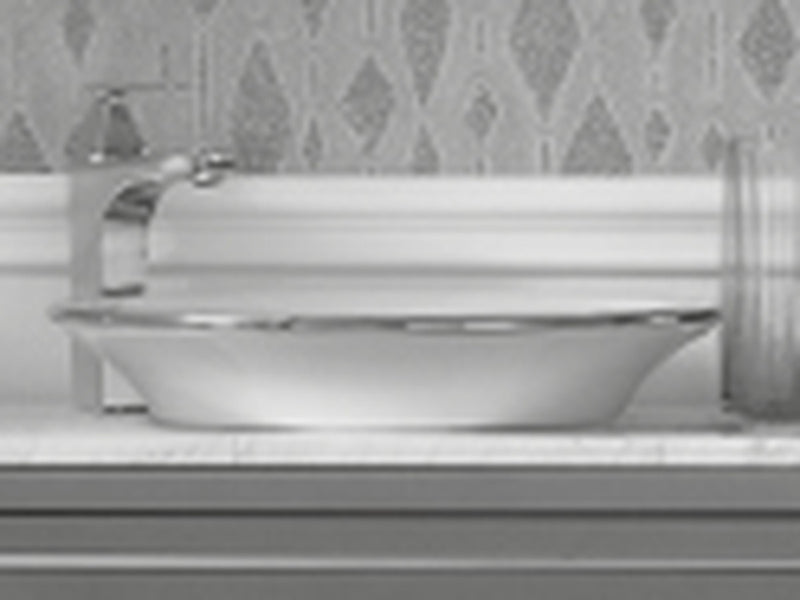Lavoar ceramic semi-încastrat rotund Ø 48 cm – Mia Italia