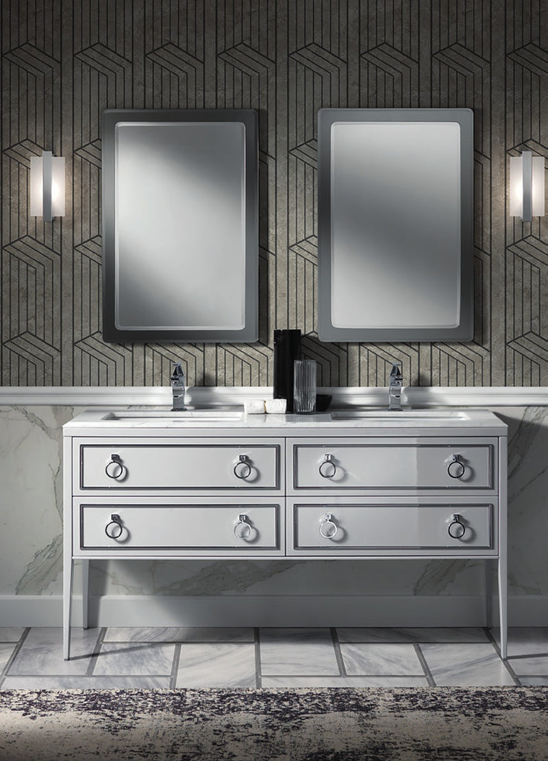 Mobilier baie Elegance Napoleon 156 cm Mia Italia – compoziția Elegance Napoleon 27, 156 cm, 4 sertare, lăcuit alb