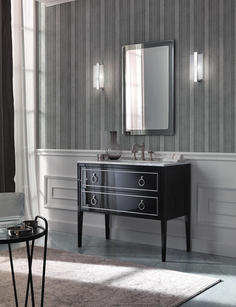 Mobilier baie Elegance Napoleon 66 cm Mia Italia – compoziția Elegance Napoleon 29, lăcuit negru (fotografie model 96 cm)