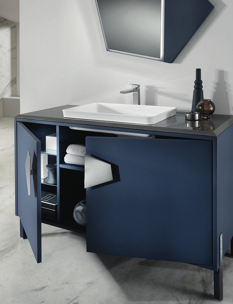 Mobilier Five Points 120 cm cu ușile deschise, interior cu poliță