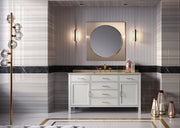 Mobilier baie Geranio 150 cm Mia Italia – compoziția Geranio 03, lăcuit alb, mânere aurii