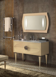 Mobilier baie Novecento 120 cm Mia Italia – compoziția Novecento 08, lăcuit crem