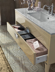 Mobilier baie Novecento 120 cm Mia Italia – detaliu Novecento 08, sertar deschis