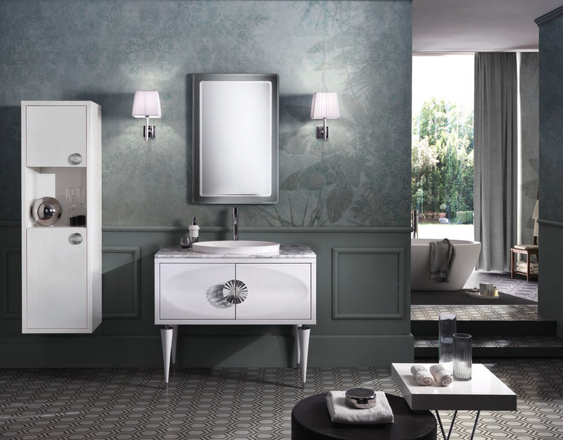 Mobilier baie Novecento 100 cm Mia Italia – compoziția Novecento 12 cu coloană