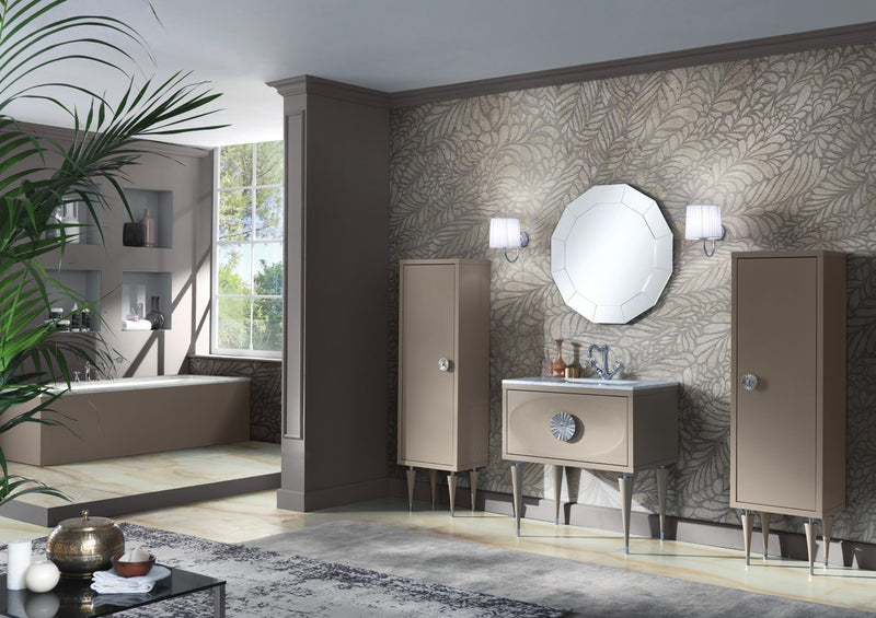 Mobilier baie Novecento 80 cm Mia Italia – compoziția Novecento 15, cu două coloane