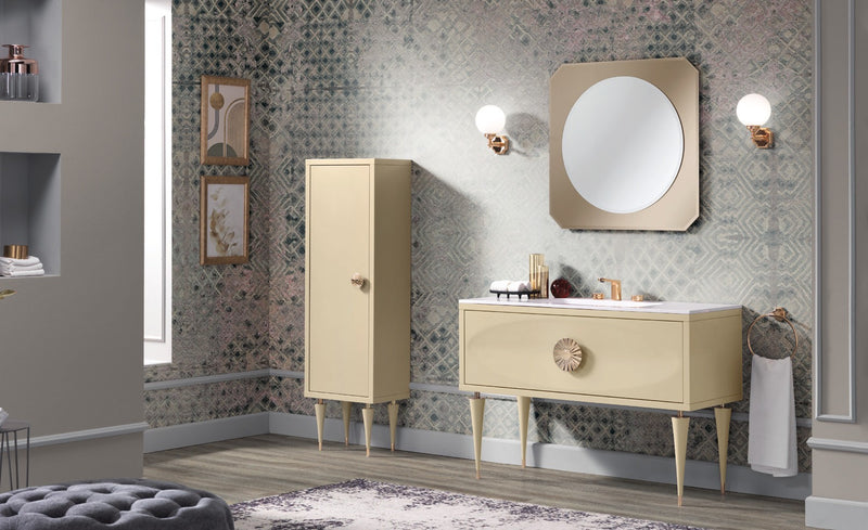 Mobilier baie Novecento 120 cm Mia Italia – compoziția Novecento 16 cu coloană