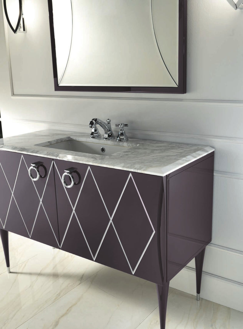 Mobilier baie Park Avenue 120 cm Mia Italia – detaliu Park Avenue 01 cu blat din marmură