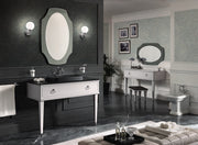 Mobilier baie Torino 120 cm Mia Italia – compoziția Torino 06, 1 sertar tip consolă, lăcuit alb