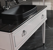 Mobilier baie Torino 120 cm Mia Italia – detaliu Torino: picior conic și blat din marmură