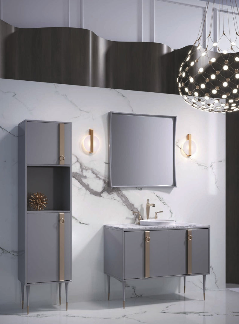 Mobilier baie Tribeca 160 cm Mia Italia – compoziția Tribeca 02, același design