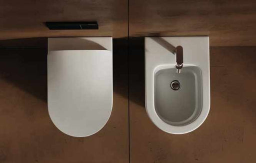 Bideu și vas WC pe pardoseală Monet Artceram