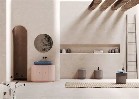 Vas WC Stativ Petra – GSG Ceramica | Tortora Satinato cod.029 | 36×53 cm | Made in Italy