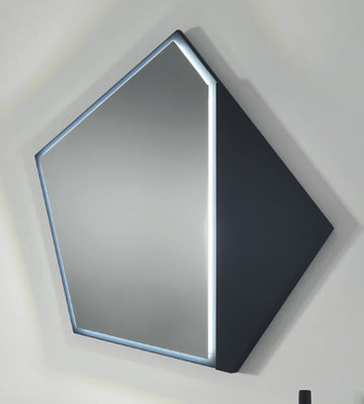 Oglindă baie Five Points pentagonală cu iluminare LED – Mia Italia