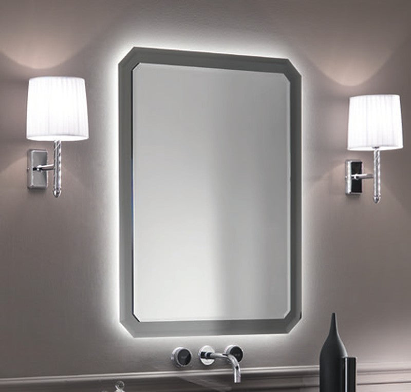 Oglindă baie Petit Mia Italia – oglindă din sticlă fumé cu LED