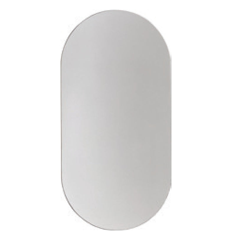 Oglindă baie Ellitto în formă de capsulă, cu margine lustruită – Gaia Mobili