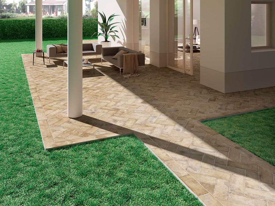 Gresie Pave Brick Naturale Mat 8×41,3 cm – Sichenia Italy
