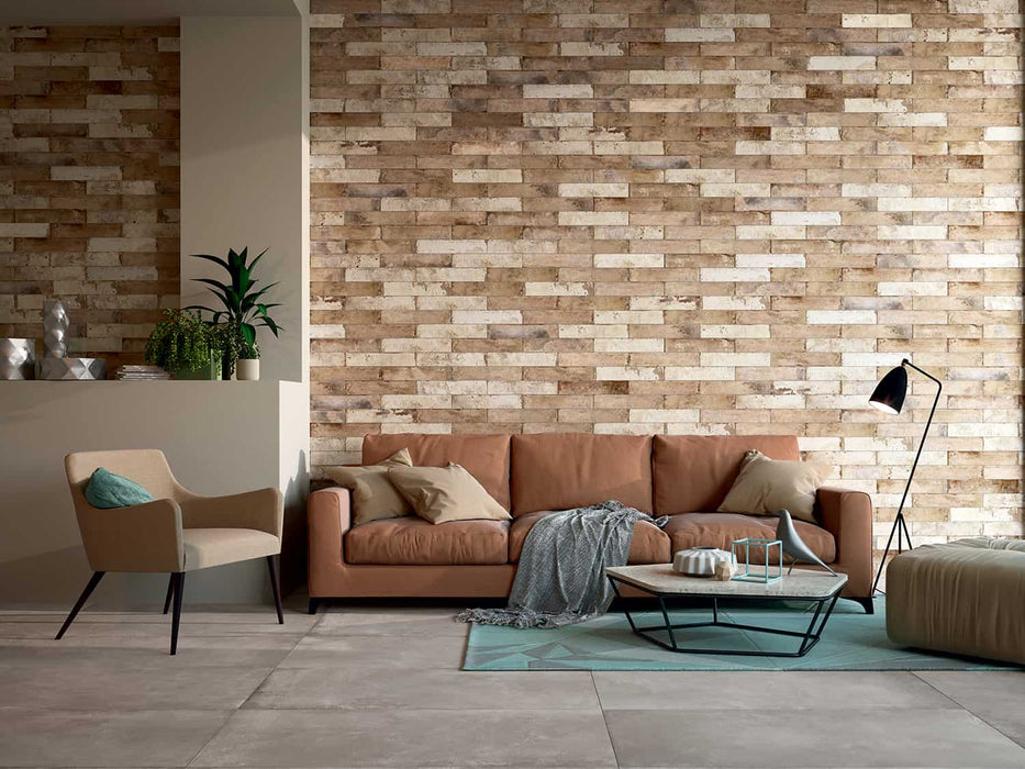 Gresie Pave Brick Naturale Mat 8×41,3 cm – Sichenia Italy