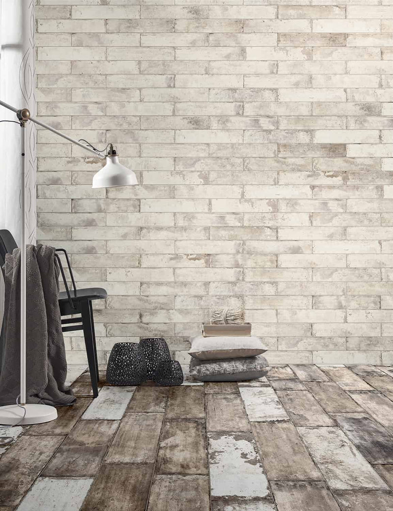 Gresie Pave Brick Sbiancato Mat 8×41,3 cm – Sichenia Italy