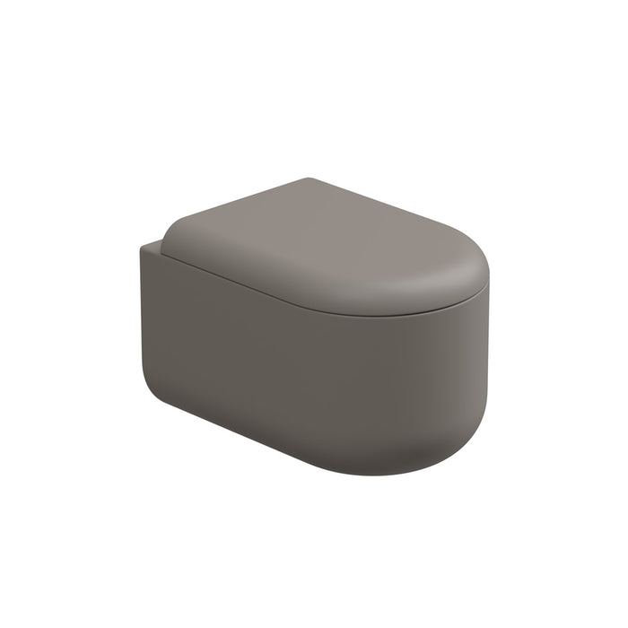 Vas WC Suspendat Petra GSG Ceramica 36×52 cm – Cashmere Satinato, Capac Soft Close Inclus