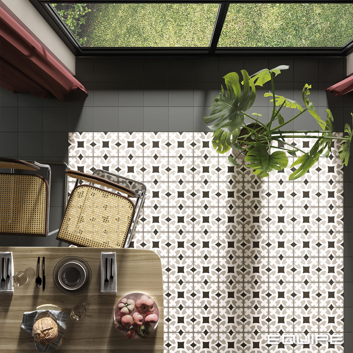 Gresie Rivoli 20×20 cm – Black & Venecia | Equipe Spania