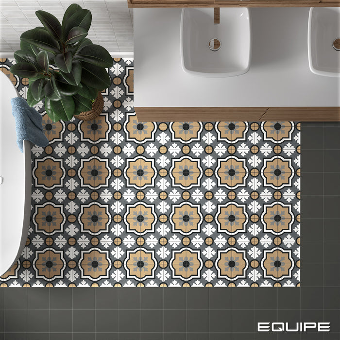 Gresie Rivoli 20×20 cm – Black & Monaco Gris | Equipe Spania