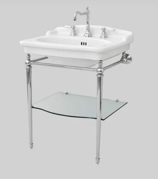 Lavoar Hermitage Artceram cu coloană ceramică finisaj glossy white
