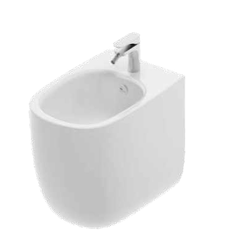 Bideu pe pardoseală lipit de perete Seta Artceram SEB002