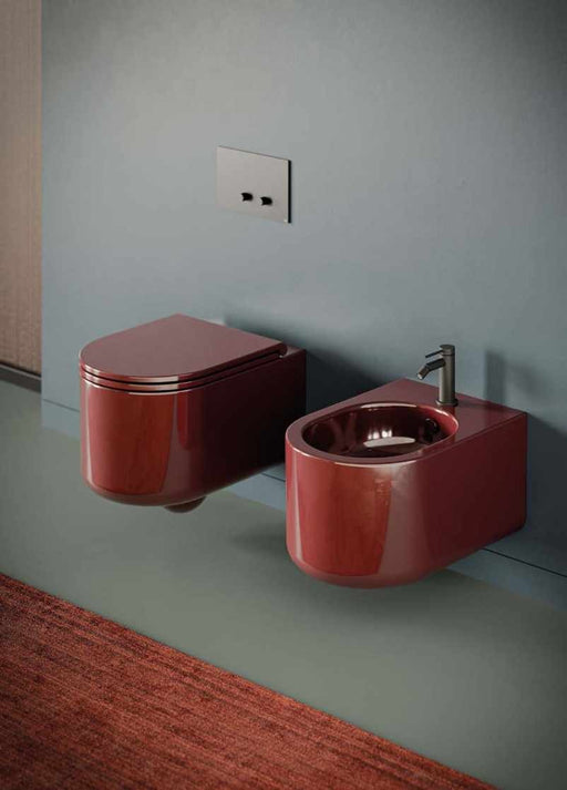 Vas WC și bideu Solida Artceram paprika lucios